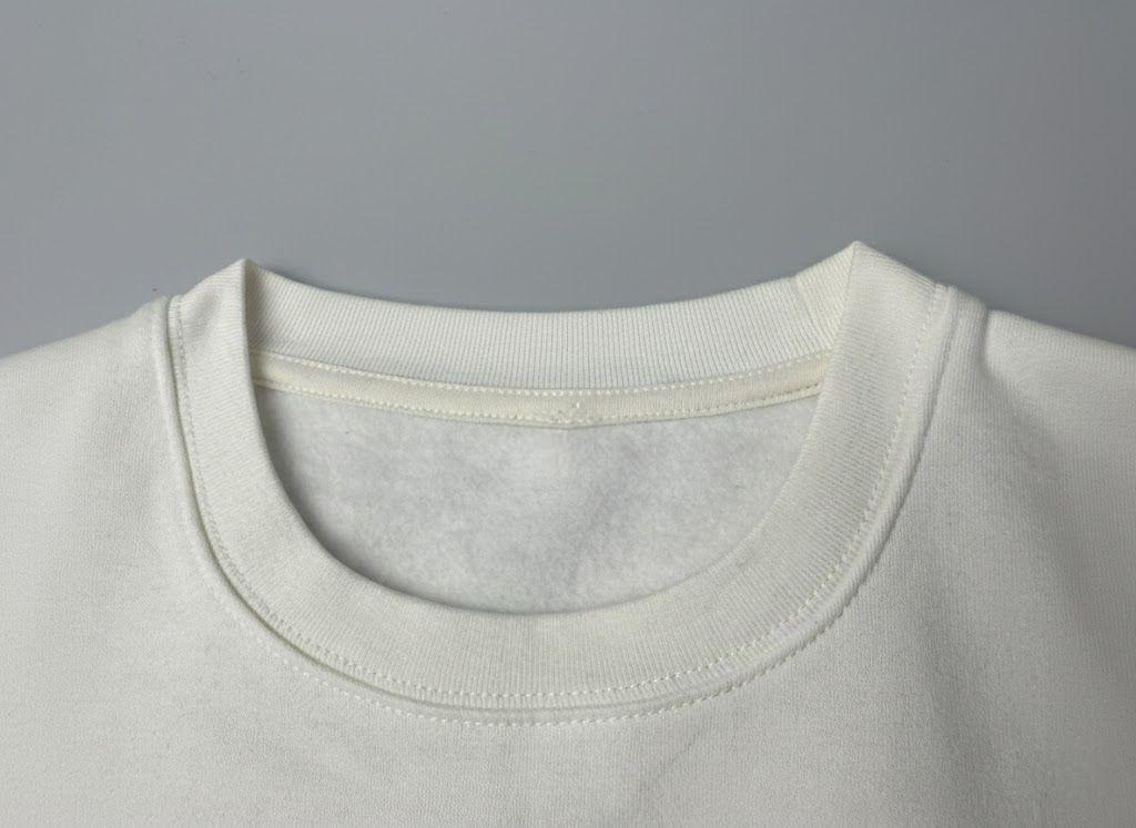 Off White Plain Sweatshirt - Image 3