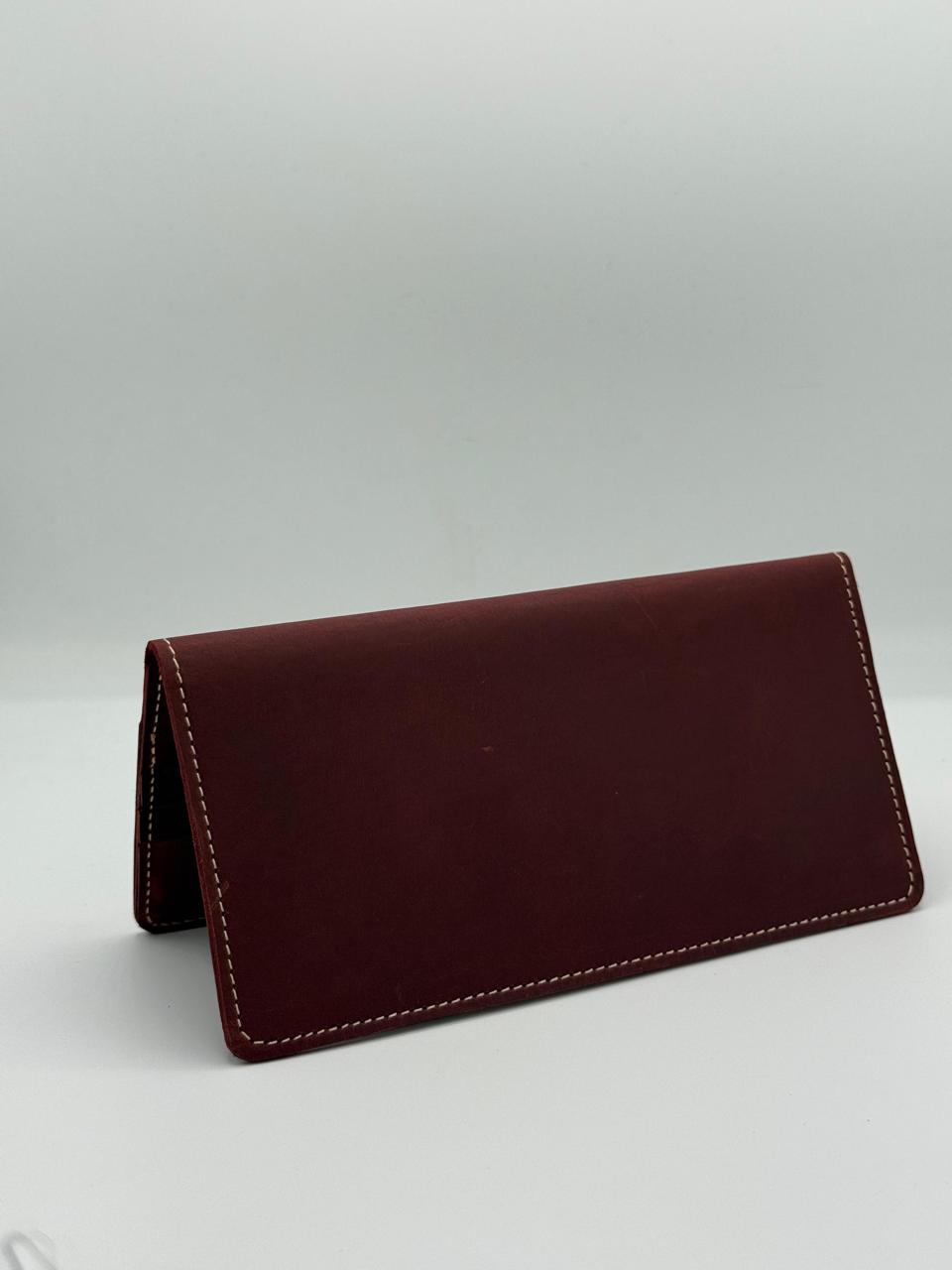 Premium Maroon Pure Leather Wallet